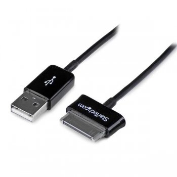StarTech.com Cable Adaptador 3m Conector Dock USB para Samsung Galaxy Tab - Negro - USB A Macho