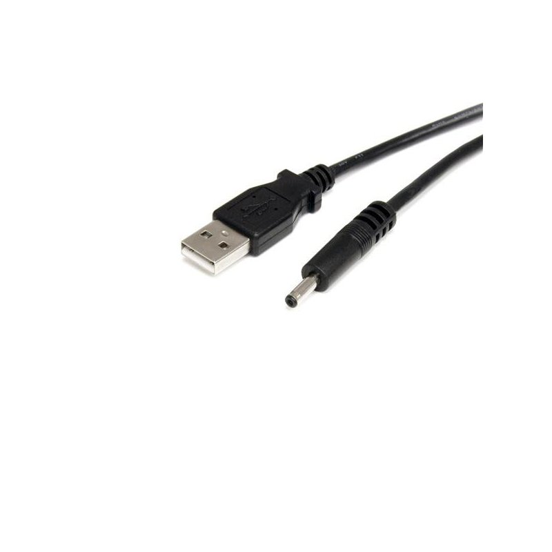 StarTech.com Cable Adaptador de Alimentación de 90cm USB a Conector Coaxial Tipo H 5V DC - Macho a Macho
