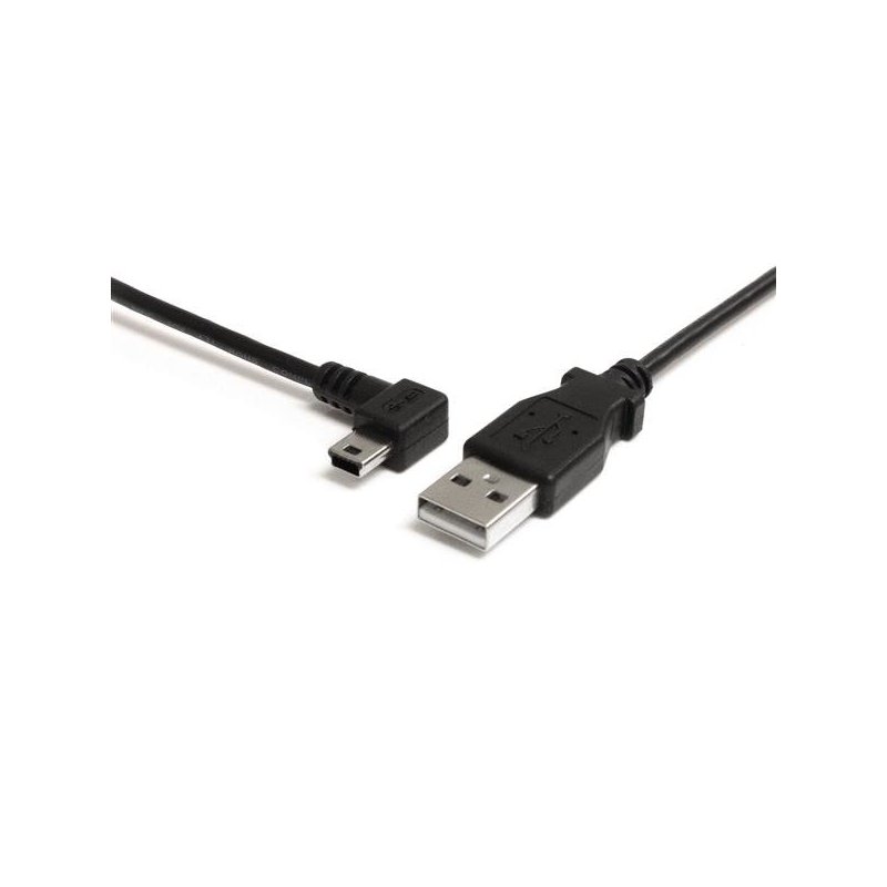 StarTech.com Cable de 1,8m USB 2.0 acodado a la izquierda Mini B