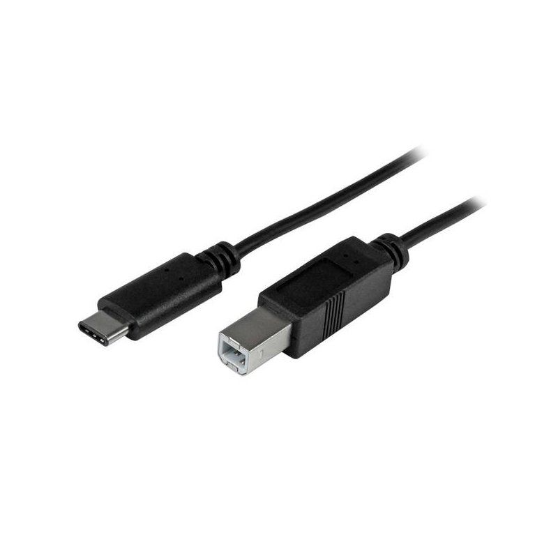 StarTech.com Cable de 2m USB-C a USB B Macho a Macho - Cable USB Tipo C a USB B USB 2.0