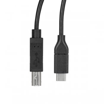 StarTech.com Cable de 50cm USB-C a USB-B de Impresora - Cable Adaptador USB Tipo C a USB B