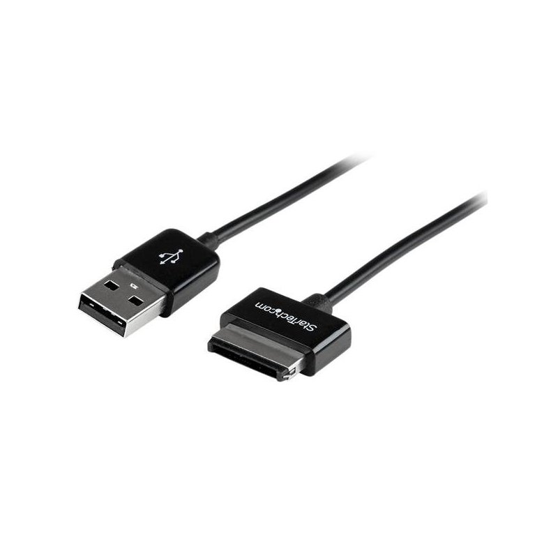 StarTech.com Cable 3m USB 2.0 Cargador y Datos para Asus Transformer Tablet - Negro