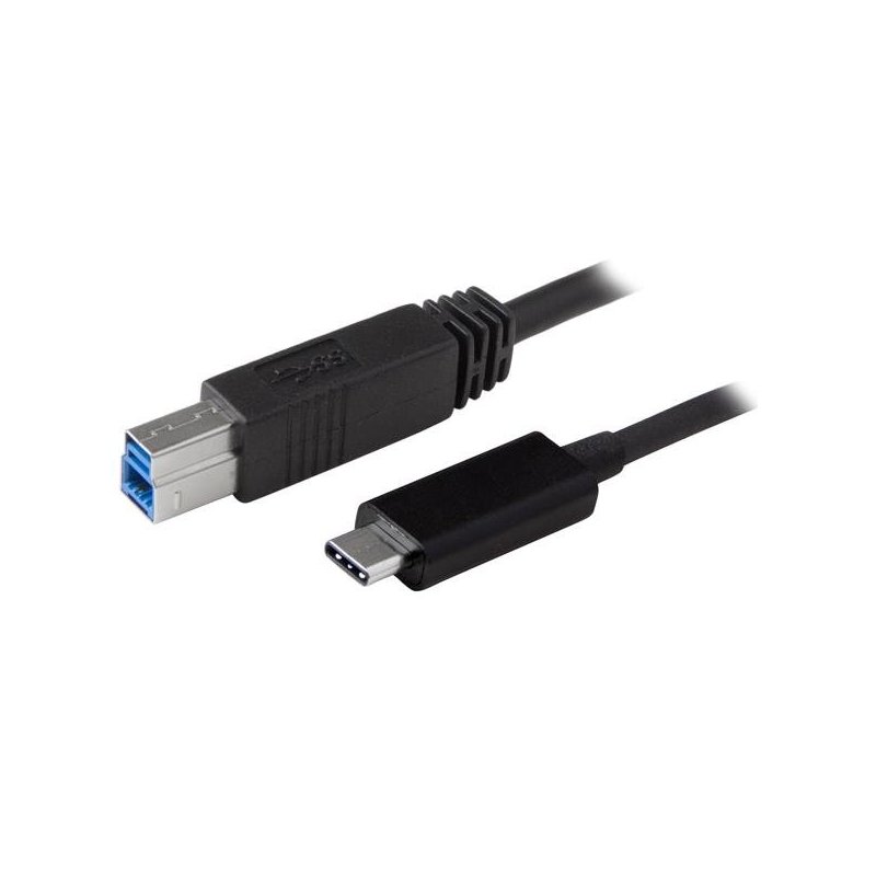 StarTech.com USB31CB1M cable USB 1 m 3.1 (3.1 Gen 2) USB C USB B Negro