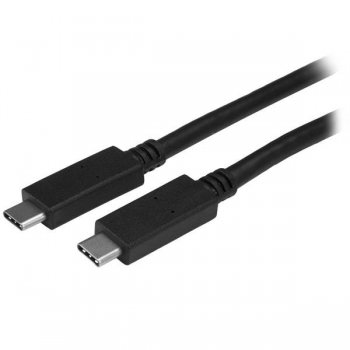 StarTech.com Cable de 1m USB-C con Entrega de Potencia hasta 5A - USB 3.1 de 10 Gbps USB Tipo C Certificado