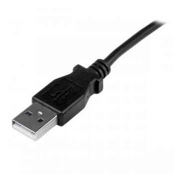 StarTech.com Cable Adaptador 1m USB A Macho a Mini USB B Macho Acodado en Ángulo hacia Arriba