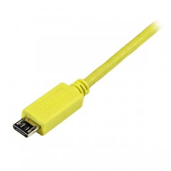 StarTech.com Cable Micro USB Amarillo de 1m