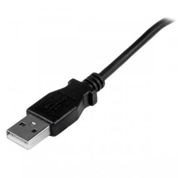 StarTech.com Cable Adaptador 2m USB A Macho a Micro USB B Macho Acodado en Ángulo hacia Arriba para Teléfono Móvil