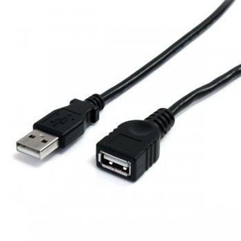 StarTech.com USBEXTAA10BK cable USB 3 m 2.0 USB A Negro