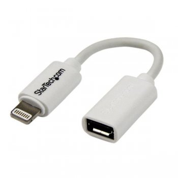 StarTech.com Cable Adaptador Blanco Micro USB a Conector Apple Lightning de 8 Pines para iPhone   iPod   iPad