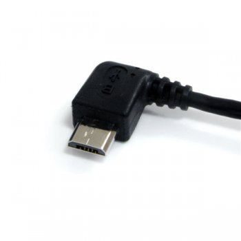 StarTech.com Cable de 30cm USB A a Micro USB B Acodado a la Izquierda para Teléfono Móvil y Smartphone