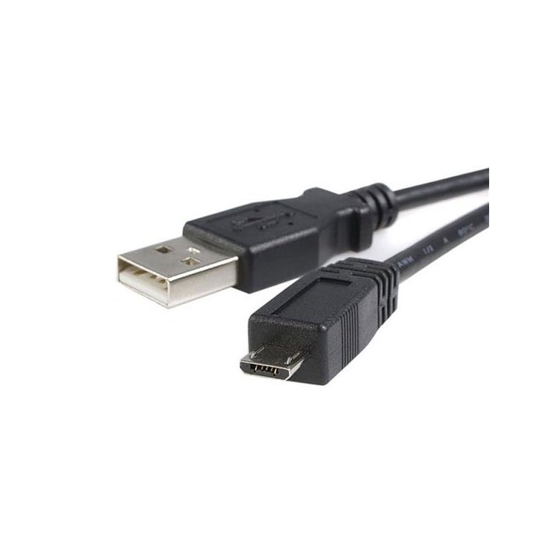 StarTech.com Cable Adaptador de 1m USB A Macho a Micro USB B Macho para Teléfono Móvil Carga y Datos - Negro