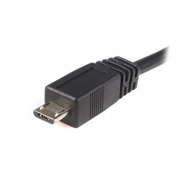 StarTech.com Cable Adaptador de 1m USB A Macho a Micro USB B Macho para Teléfono Móvil Carga y Datos - Negro