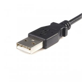 StarTech.com Cable Adaptador de 1m USB A Macho a Micro USB B Macho para Teléfono Móvil Carga y Datos - Negro