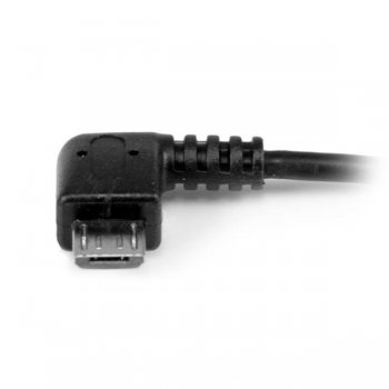 StarTech.com Cable Adaptador Micro USB a USB OTG Acodado a la Derecha de 12cm - Macho a Hembra