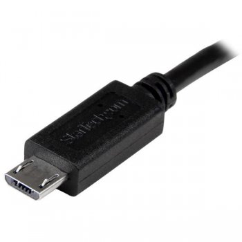 StarTech.com Cable USB OTG de 20cm - Cable Adaptador Micro USB a Micro USB - Macho a Macho