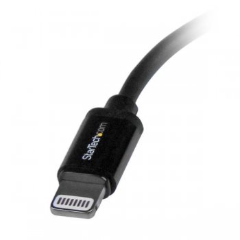 StarTech.com Cable 15cm Lightning 8 Pin a USB A 2.0 para Apple iPod iPhone 5 iPad - Negro