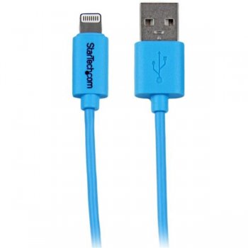 StarTech.com Cable de 1 metro con Conector Lightning de Apple a USB para iPhone   iPod   iPad - Azul