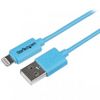 StarTech.com Cable de 1 metro con Conector Lightning de Apple a USB para iPhone   iPod   iPad - Azul