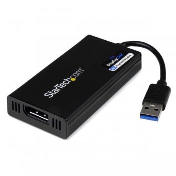 StarTech.com Adaptador Gráfico Externo Multi Monitor USB 3.0 a DisplayPort Ultra HD 4K Certificado DisplayLink