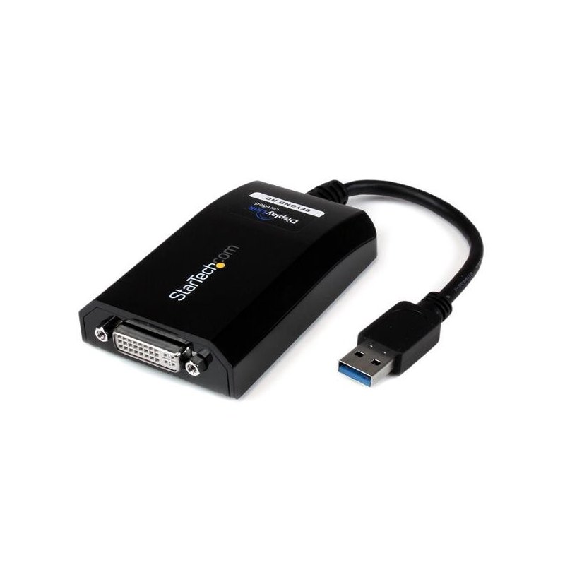 StarTech.com Cable Adaptador de Vídeo DVI USB 3.0 - Conversor Tarjeta Gráfica Externa - 2048x1152