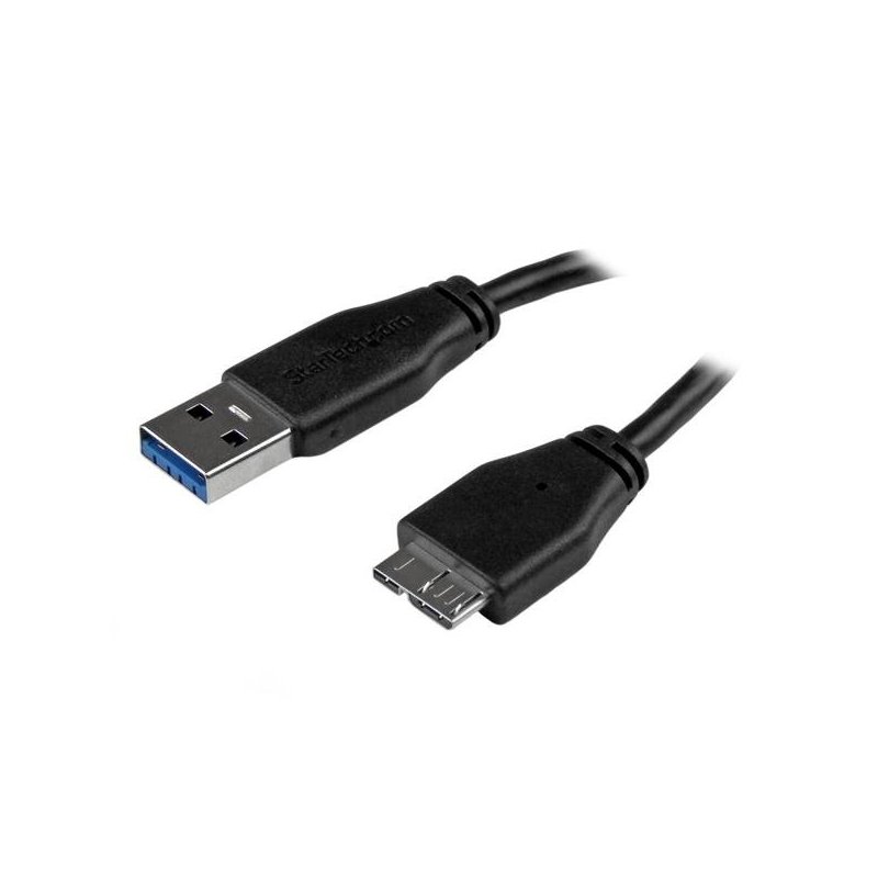 StarTech.com Cable de 3m USB 3.0 Delgado - A Macho a Micro B Macho