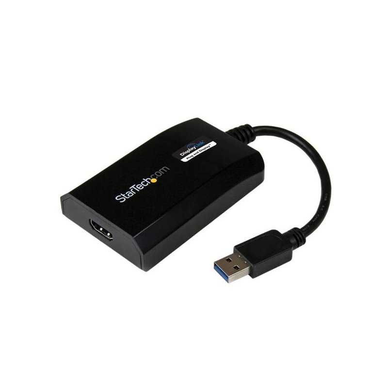 StarTech.com Adaptador Gráfico Externo Multi Monitor USB 3.0 a HDMI HD Certificado DisplayLink para Mac y PC