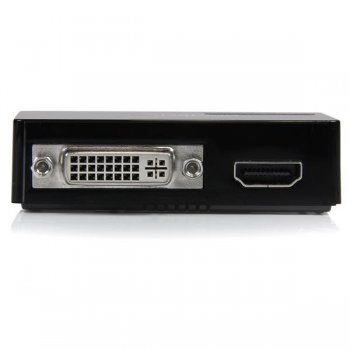 StarTech.com Adaptador de Vídeo Externo USB 3.0 a HDMI y DVI - Tarjeta Gráfica Externa Cable Dual Head - 2048x1152