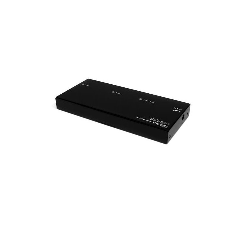 StarTech.com Multiplicador HDMI de 2 puertos y amplificador de señal - Splitter - 1920x1200 -1080p