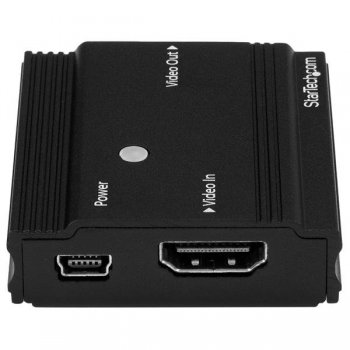 StarTech.com Amplificador de Señal HDMI - Extensor Alargador HDMI 4K a 60Hz - Hasta 9 Metros con Cable Convencional
