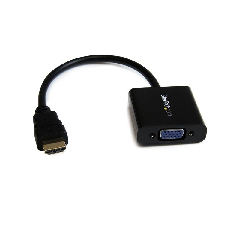 StarTech.com Adaptador Conversor de Vídeo HDMI a VGA HD15 - Cable Convertidor - 1920x1200 - 1080p