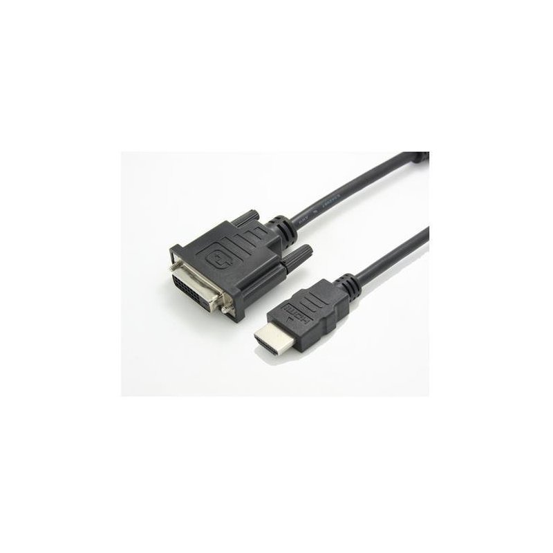 Nilox NX080200101 adaptador de cable HDMI DVI-D Negro