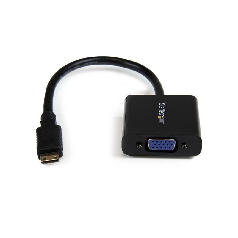 StarTech.com Adaptador Conversor Mini HDMI a VGA para Cámara Fotográfica Digital   Videocámara - 1920x1080