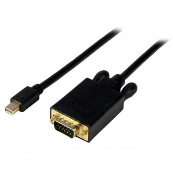 StarTech.com Cable de 3m de Vídeo Adaptador Conversor Activo Mini DisplayPort a VGA - 1080p - Negro