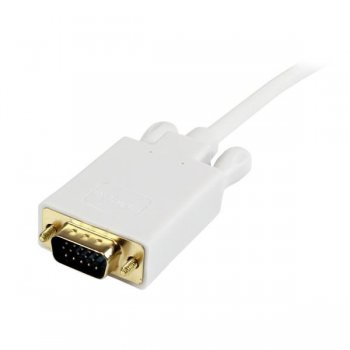 StarTech.com Cable de 3m de Vídeo Adaptador Conversor Activo Mini DisplayPort a VGA - 1080p - Blanco