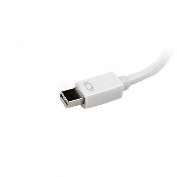 StarTech.com Adaptador Conversor de Mini DisplayPort a VGA DVI o HDMI - Convertidor A V 3 en 1 para viajes - Blanco