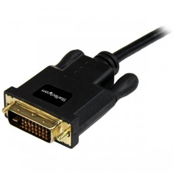 StarTech.com Cable de 3m Adaptador de Vídeo Mini DisplayPort a DVI-D - Conversor Pasivo - 1920x1200 - Negro