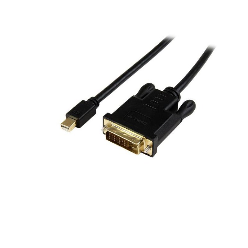 StarTech.com Cable de 1,8m Adaptador Activo de Vídeo Externo Mini DisplayPort a DVI - 1920x1200 - Negro
