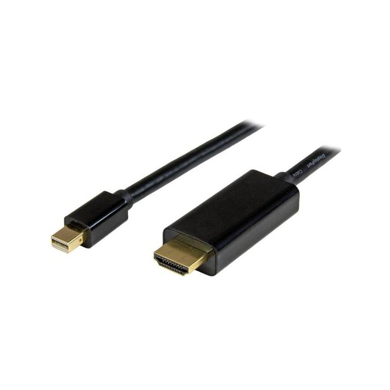 StarTech.com Cable Conversor Mini DisplayPort a HDMI de 1m - Color Negro - Ultra HD 4K