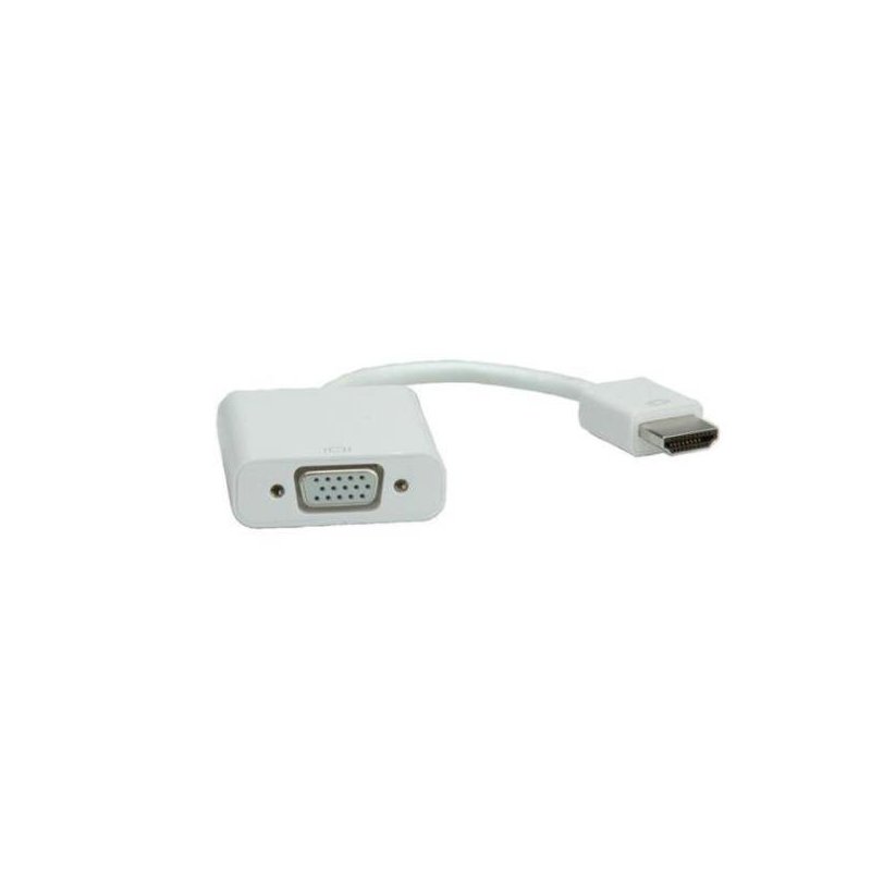 Nilox RO12.03.3114 adaptador de cable HDMI VGA Blanco