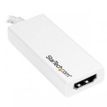 StarTech.com Adaptador Gráfico USB-C a HDMI - Conversor de Vídeo USB 3.1 Type-C a HDMI - Blanco