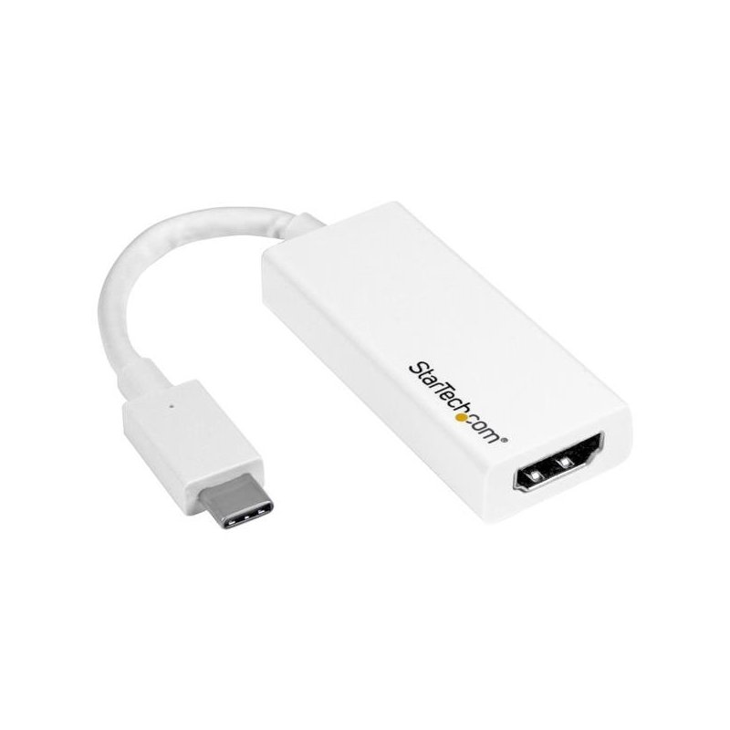 StarTech.com Adaptador USB-C a HDMI - 4K 60Hz - Blanco