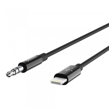 Belkin AV10172BT06-BLK cable de audio 1,8 m 3,5mm Negro