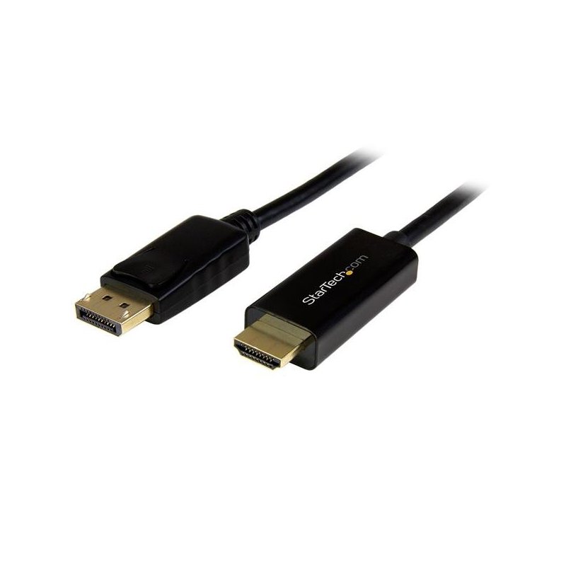 StarTech.com Cable Conversor DisplayPort a HDMI de 1m - Color Negro - Ultra HD 4K