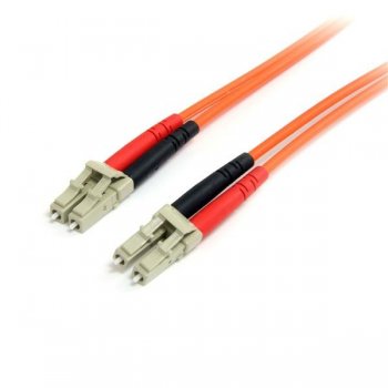 StarTech.com Cable de Red de 3m Multimodo Dúplex Fibra Óptica LC-LC 62,5 125 - Patch Duplex