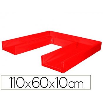 Colchon de dormir sumo didactic plegable 110x60x10 cm rojo