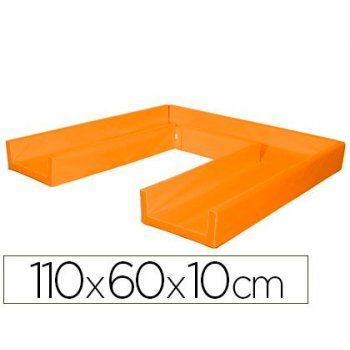 Colchon de dormir sumo didactic plegable 110x60x10 cm naranja