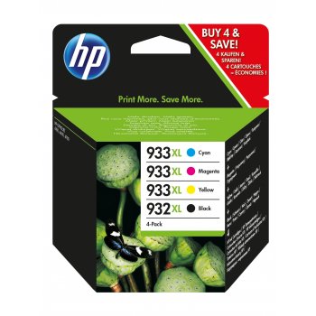 Cartucho de Tinta C2P42AEBL | HP 932 Original CMYK Pack 2