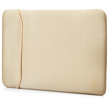 HP Reversible Neoprene maletines para portátil 39,6 cm (15.6") Funda Negro, Oro