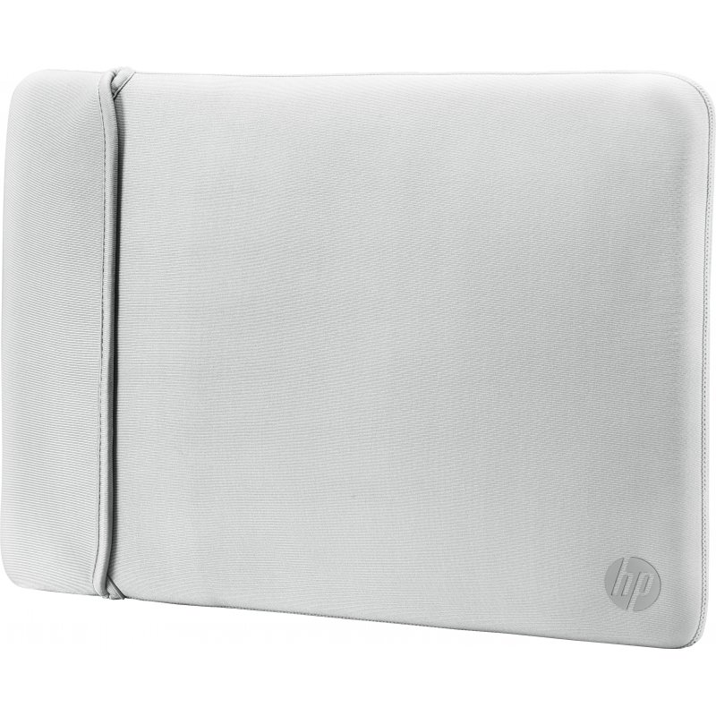 HP 15.6" Neoprene Reversible Sleeve maletines para portátil 39,6 cm (15.6") Funda Negro, Plata