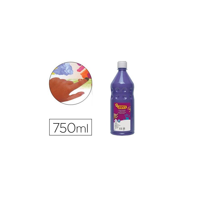 Pintura a dedos jovi 750 ml violeta